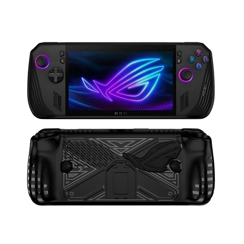 For ASUS Rog Ally X Game Console Protective Case Cover w/ Stand Shockproof Black - Picture 4 of 6