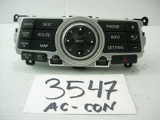 08 09 10 11 12 13 Infiniti G37 Navigation Display Control Used Stock #3547-AC 
