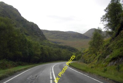 Photo 6x4 A830 dropping down towards Loch Eilt Ranochan  c2015