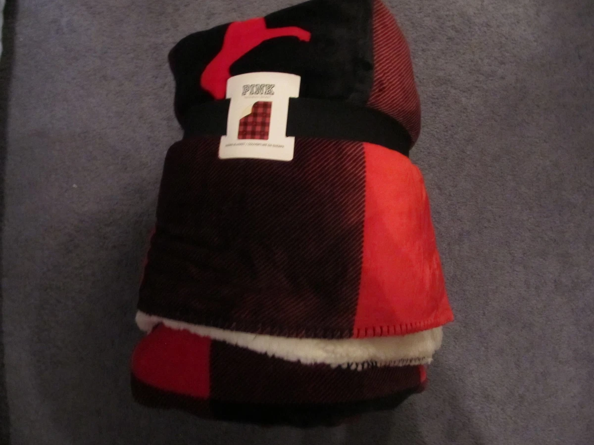 Pink sherpa blanket cheap