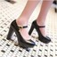 thumbnail 8 - New Womens Vogue Mary Janes Block High Heels Round Toe Lolita Dress Shoes 2-8.5@