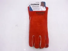 Radnor 64057685 premium Side Split Cowhide Insulated Welding Gloves Red