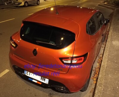 Autocollants Logo Renault Clio 4/5 RS - Lot De 2 Pièces - Décoration Coffre Ou Porte - Résistants Aux UV