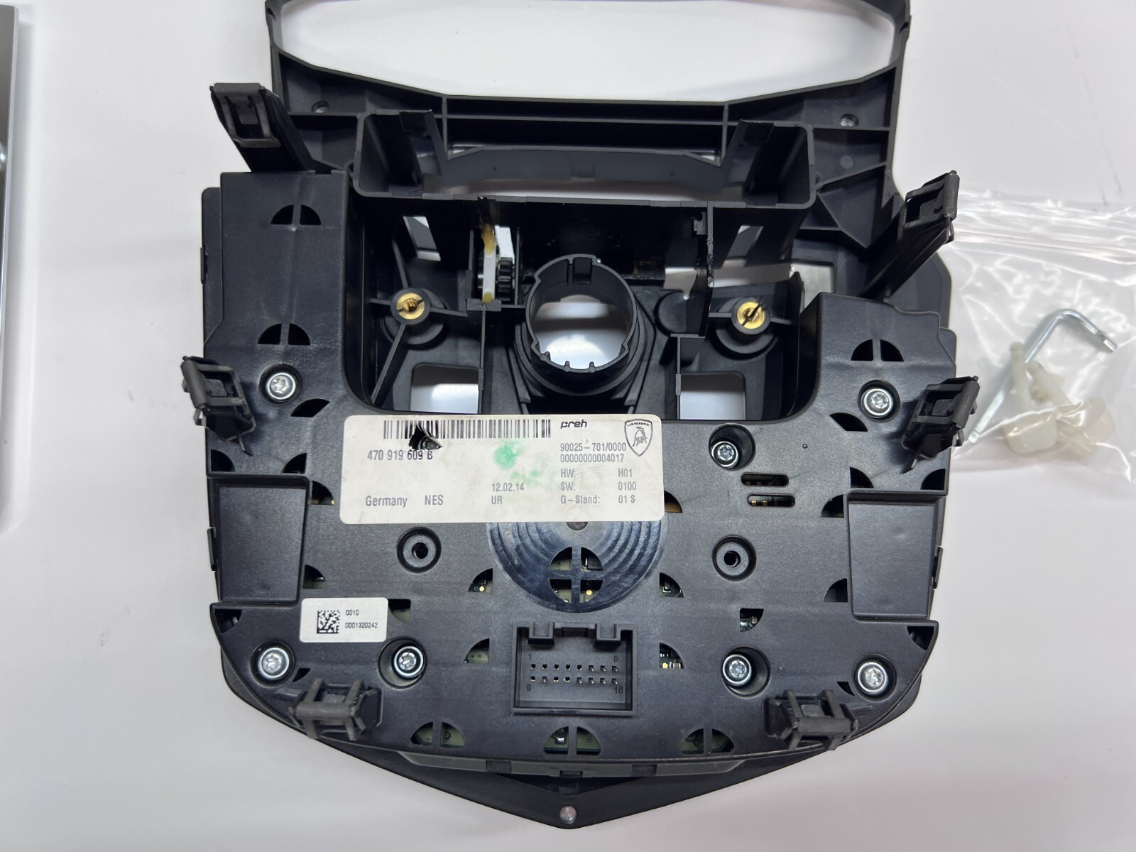 LAMBORGHINI AVENTADOR CENTER CONSOLE MMI SWITCH MULTIMEDIA SYSTEM OEM 470919609B
