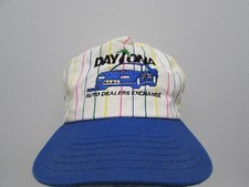 RARE Vintage Daytona Auto Dealers Exchange Snapback Trucker Hat Cap MADE IN USA