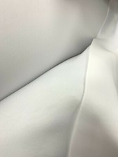 WHITE Neoprene Scuba Knit Fabric Polyester Spandex 58 in. Sold By The Yard