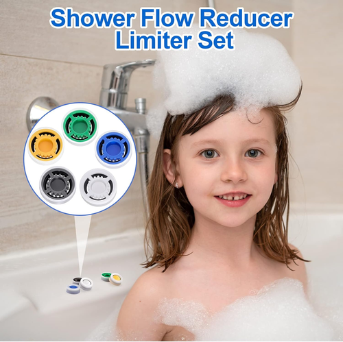PAGOW 10Pcs Shower Flow Reducer Limiter, Gpm 1.5 1.8 2.0 2.5 3.0 Shower Head - 第 7/12 張圖片