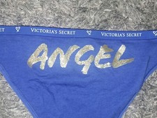 NeW Vs Cotton Logo Bikini Size Small Blue Angel Graphics