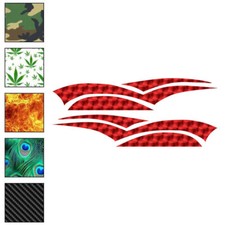 Pinstripe Set Pair, Vinyl Decal Sticker, 40 Patterns  3 Sizes, 7448