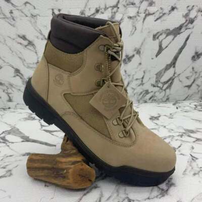 Men's Timberland Beige Heritage 6 in Waterproof Field Boots NWT