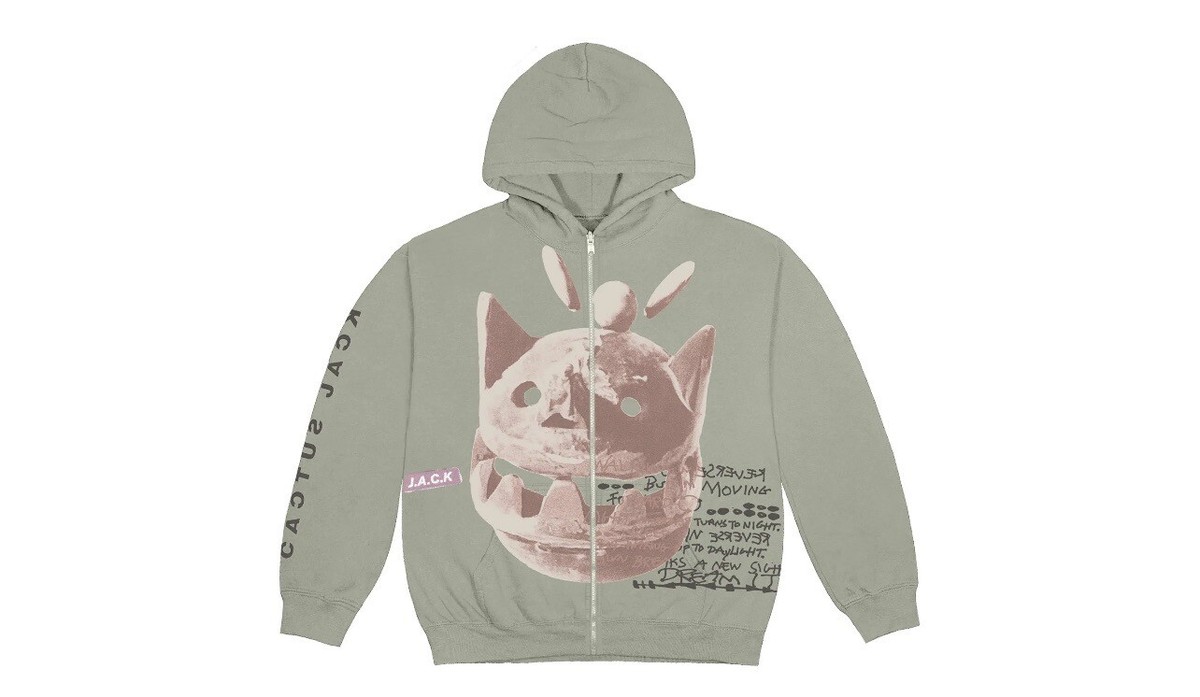 Travis Scott New Sight Zip Up Hoodie Large | eBay