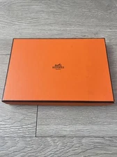Hermes Empty Orange Box 7” x 4.75” x 1” Authentic With UV Marks # 58