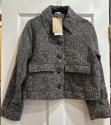 AWARE BY VERO MODA Vally Short Jacket In Carafe WOMENS Small NEW