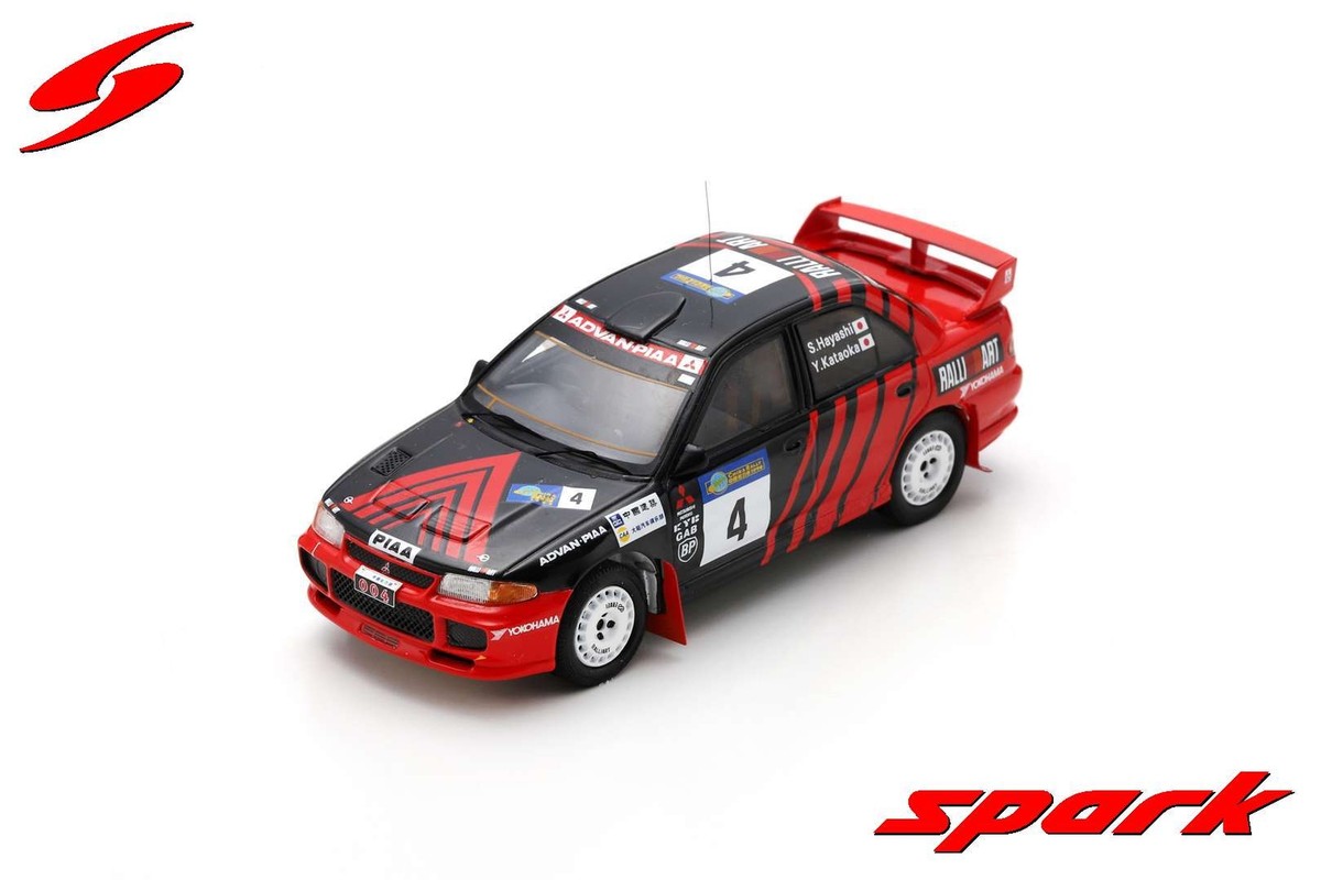 Mistubisi LANCER EvolutionⅢ1/43Mark43 Spark S6519 1/43 Mitsubishi Lancer EVOLUTION Ⅲ No.4 4th
