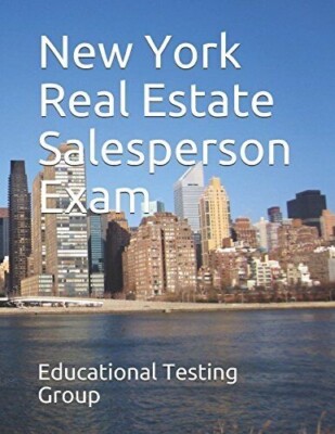 NEW YORK REAL ESTATE SALESPERSON EXAM By Educational Testing Group - BRAND NEW