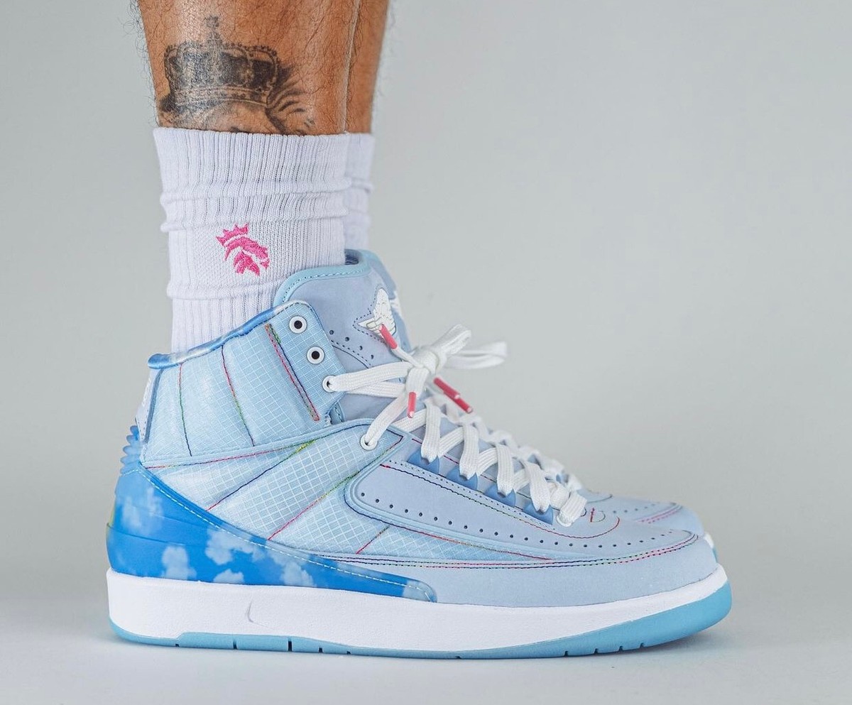 Nike J Balvin x Air Jordan 2022 Celestine Blue White DQ7691 419