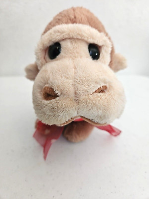 Walmart I Love You Heart Monkey Plush Stuffed Animal Gorilla Brown Tan Small