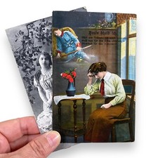 2x Antike Postkarten Kummer 1. Weltkrieg Feldpost Soldat Gewehr Deutsch AK Alt