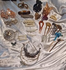 Large Lot of Assorted Vintage Hair Accessories