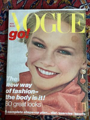 VOGUE NOV NOVEMBER 1978 VINTAGE COMPLETE CONDITION GIA CARANGI