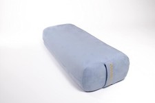 NEW Yoga Bolster Pillow for Restorative Yoga  Meditation and Leg Stretch Strap