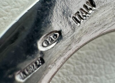 FURLA vintageシルバーリング 13号 イタリア製 925 Rare Furla Multi-Ring Italian Sterling Silver Size 7 circa 2000's