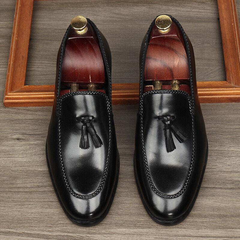 SAOLA 2024 Nuove Scarpe Uomo Slip On Comfort Business Vera Pelle Nappa Scarpe Tg