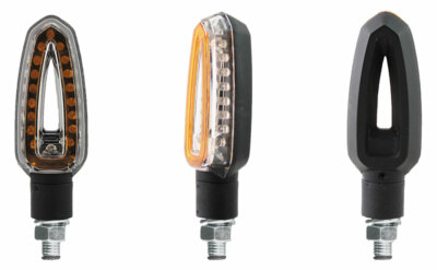 Blinker FALCON LED schwarz/transparent