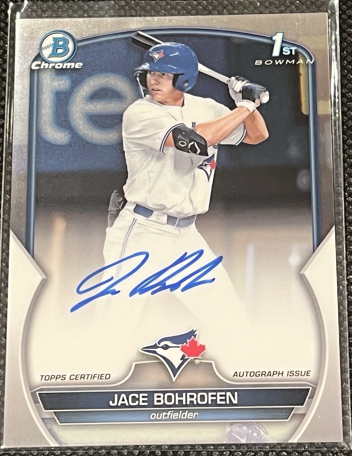 2023 1st Bowman Chrome Auto JACE BOHROFEN - Toronto Blue Jays