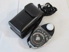 Sekonic L-398A Studio Deluxe III Light Meter w/ Leather Case Super Clean