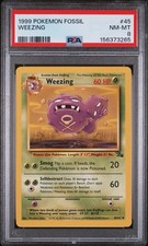 PSA 8 Weezing 45/62 1999 Fossil Regular on eBay