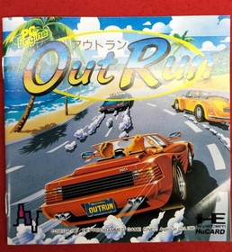 Nec Avenue Outrun Pc Engine Hucard Software Kqz70
