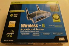 Linksys WRT54G 54 Mbps 4-Port 100 Mbps Funk Router (WRT54GL-EU)