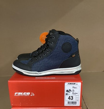 FALCO PYRO 2 BLACK/BLUE MOTORCYCLE BOOTS/TRAI...