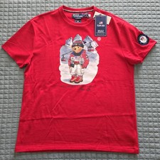 NWT Polo Ralph Lauren Team USA Polo Bear T-Shirt Red Olympic Graphic Mens Medium