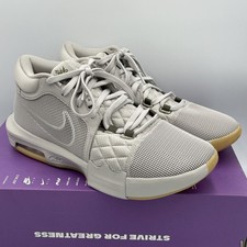 Nike Lebron Witness VIII 'Light Iron Ore Gum' FB2239-003 Basketball Men's Sz 10