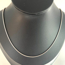 MASSIVE SCHLANGENKETTE  42cm AUS 585er WEIßGOLD FBM WERT 1198,- €