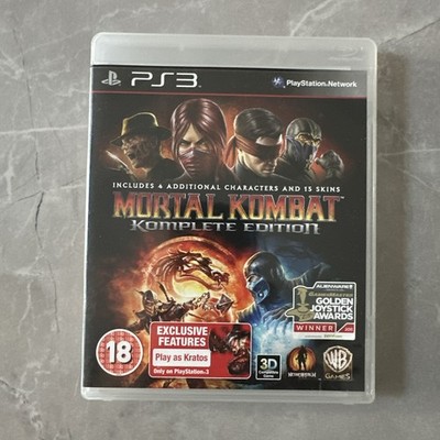 Mortal Kombat Komplete Edition PS3 NUR VERPACKUNG - OHNE SPIEL!