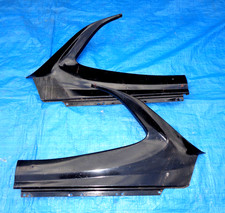 1970-74 Plym Duster Dodge Demon Interior Rear Upper Metal Sail Trim Panels 1-pr 1970-74 Plym Duster Dodge Demon Interior Rear Upper Metal Sail Trim Panels 1-pr