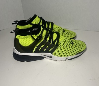 Nike Air Presto Ultra Flyknit  Volt  2016 Men s Size 9 835570-701 Volt Black