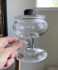 Antique Glass Oil Guard Patented 1870 Finger Oil Lamp, #1 Size — photo 8