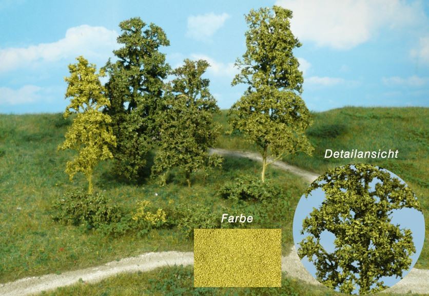 Arbres et Arbustes en fibres naturelles HEKI 1670 au feuillage vert clair