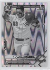 2021 Bowman Draft Chrome Black & White RayWave Refractor Ruben Ibarra ni4
