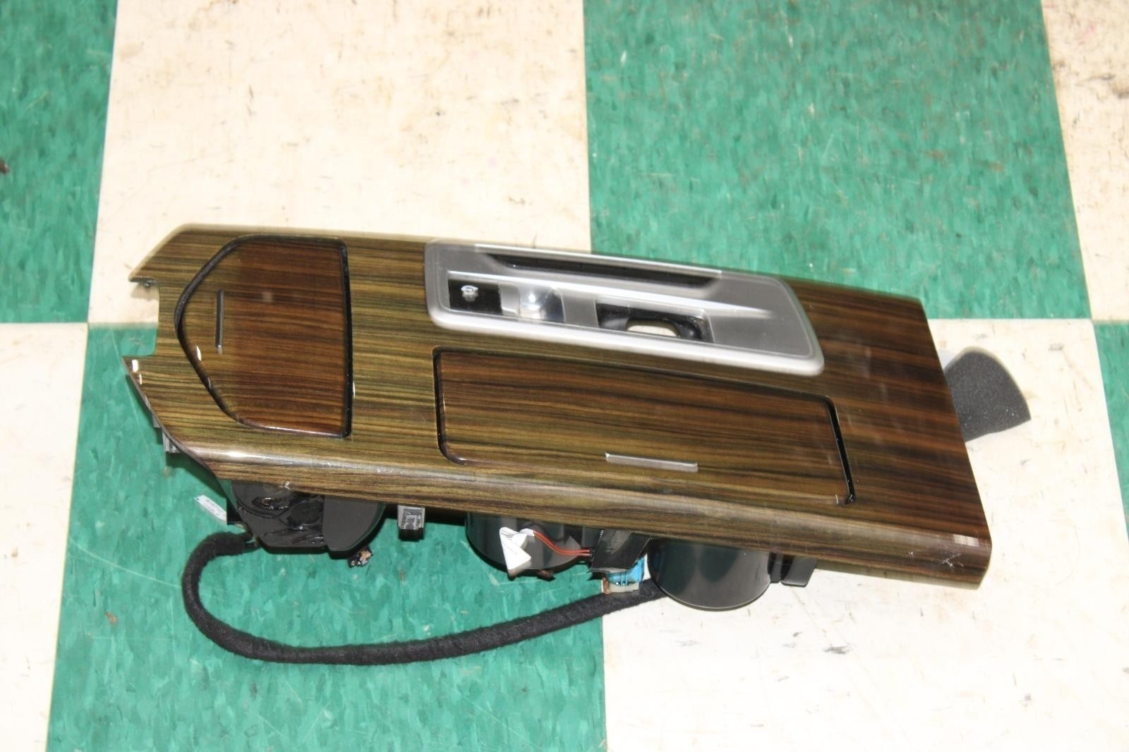 14-17 GHIBLI Woodgrain Center Console Shifter Surround Trim Panel Factory OEM OE