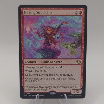 Wizards of the Coast Hexing Squelcher #0145 Rare Red EN WOEC Regular