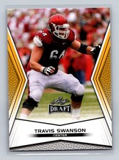 2014 Leaf Draft #58 Travis Swanson Arkansas Razorbacks Gold