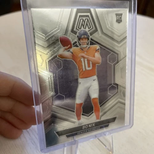 2024 Panini Mosaic - Rookies Bo Nix #312 Silver Prizm (RC)