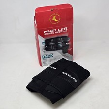 Mueller Sports Medicine Adjustable Lumbar Black Back Brace One Size Fits Most