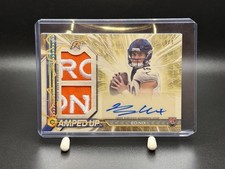 Topps 2025 Resurgence Amped Up Rookie Patch Auto Bo Nix Denver Superfractor 1/1