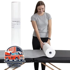 Funda desechable para camilla de masaje (60 hojas por rollo) para spa, US NUEVO